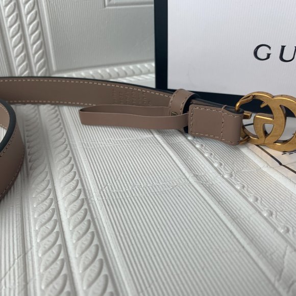 Leather belt with Double  buckle main image 7
